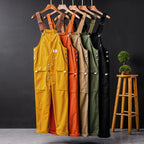 Unisex Cargo Overalls | Durable Fabric, Adjustable Straps & Large Pockets for Outdoor Activities and Casual Wear