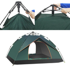 3 Seconds Instant Pop Up Tent | Waterproof, Easy Setup & Spacious for Camping Adventures