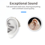 Bluetooth Hearing Aids | Rechargeable, Noise Reducing & Comfortable for Clear Hearing Anywhere