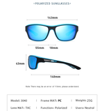 Men’s Polarized Sports Sunglasses | Anti-Glare, UV400 Protection for Fishing & Outdoor Activities