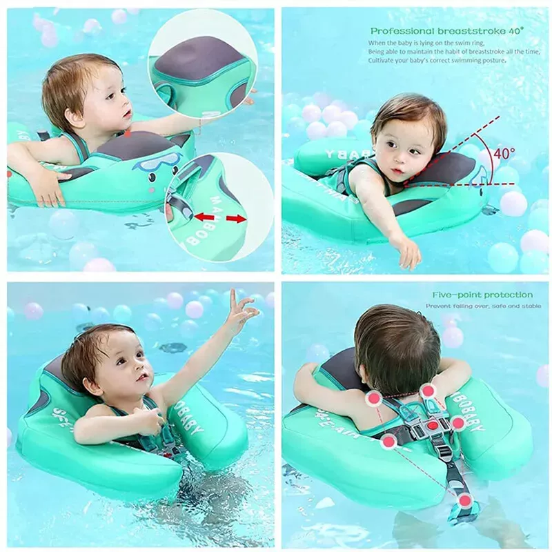 Kids Floaties Infant Pool Vest - Newborn Floatable Device Perfect for Baby Swim Safety