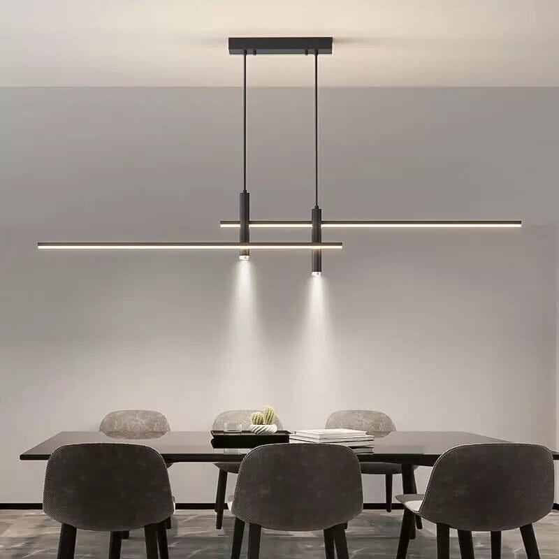 LED Pendant Light Fixture - Modern Adjustable Hanging Lamp for Kitchen Island & Dining Room