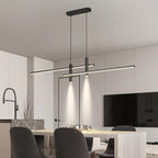 LED Pendant Light Fixture - Modern Adjustable Hanging Lamp for Kitchen Island & Dining Room