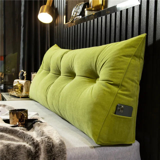 Ergonomic Wedge Pillow | Back & Neck Support, Removable Cover & Ideal for Bed or Couch Relaxation