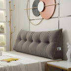 Ergonomic Wedge Pillow | Back & Neck Support with Removable Cover for Bed & Sofa Relaxation