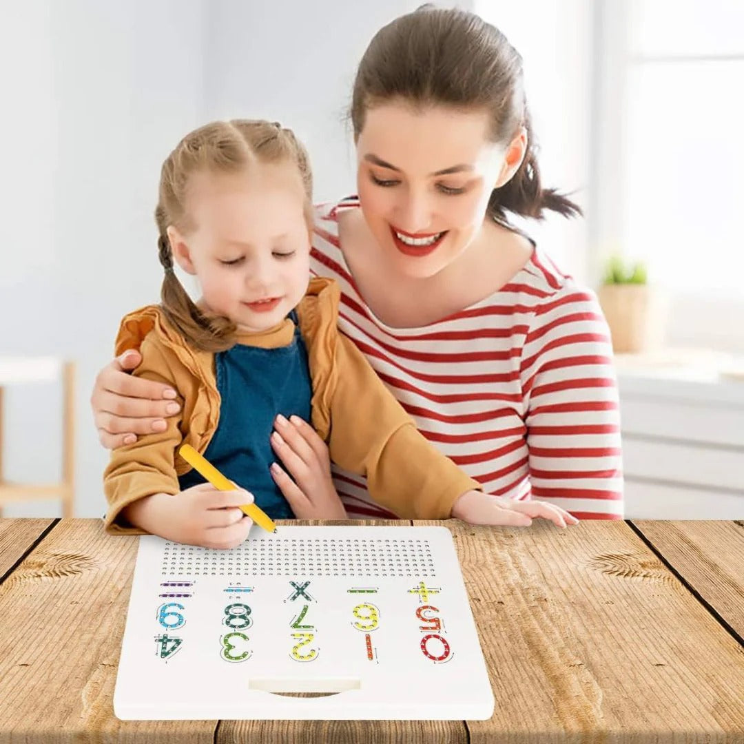 Magnetic Ball Writing Board | Interactive Learning Tool for Letters, Numbers & Creative Patterns for Kids 3 Years and Up