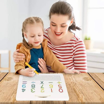 Magnetic Ball Writing Board | Interactive Learning Tool for Letters, Numbers & Creative Patterns for Kids 3 Years and Up