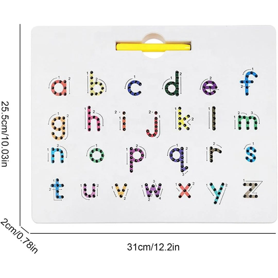 Magnetic Ball Writing Board | Interactive Learning Tool for Letters, Numbers & Creative Patterns for Kids 3 Years and Up