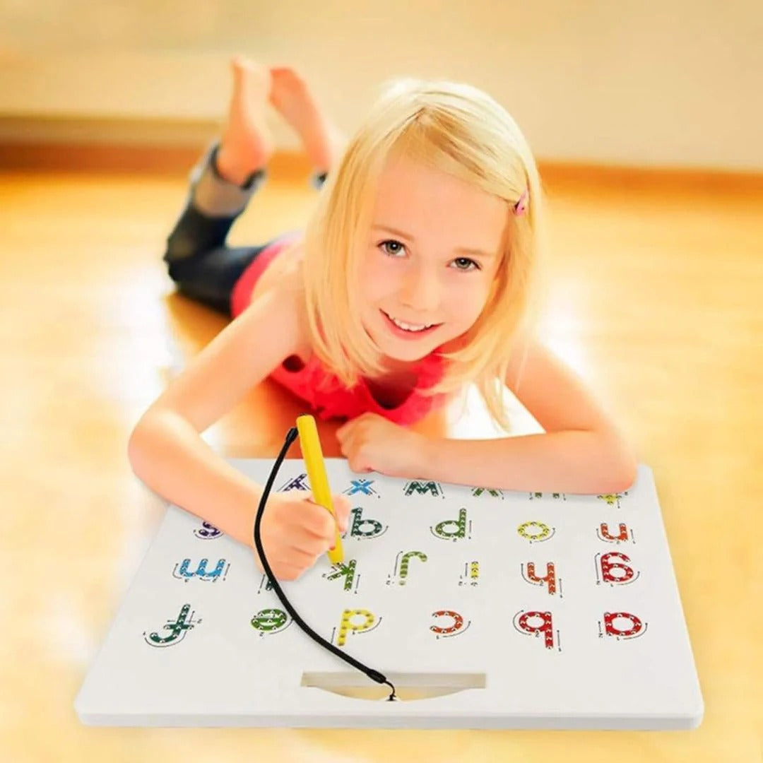 Magnetic Ball Writing Board | Interactive Learning Tool for Letters, Numbers & Creative Patterns for Kids 3 Years and Up