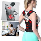Instant Posture Corrector | Skin-Friendly Fabric, Adjustable Velcro & Ideal for Back, Shoulder, and Neck Relief