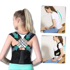 Instant Posture Corrector | Skin-Friendly Fabric, Adjustable Velcro & Ideal for Back, Shoulder, and Neck Relief