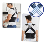 Instant Posture Corrector | Skin-Friendly Fabric, Adjustable Velcro & Ideal for Back, Shoulder, and Neck Relief