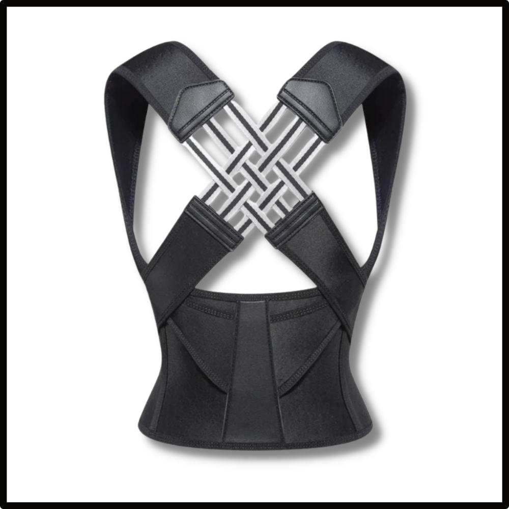 Instant Posture Corrector | Skin-Friendly Fabric, Adjustable Velcro & Ideal for Back, Shoulder, and Neck Relief