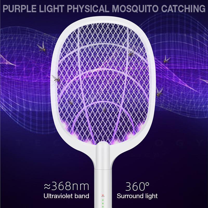 Insect Killer Tennis Racket – Portable Electric Mosquito Swatter, Night Mosquito Killing Lamp