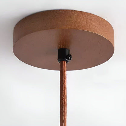 LED Wabi Sabi Japanese Ceiling Light - Retro Stone Fixture for Modern Home Decor & Ambient Lighting