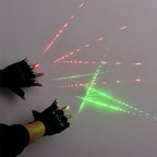 Rechargeable Laser Gloves | 8 High-Power Green & Red Lasers for Light Shows at Parties and Discotheques