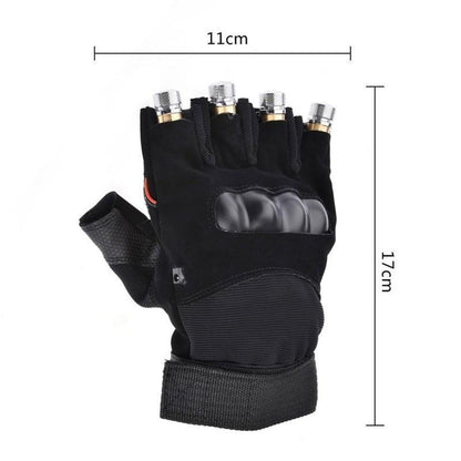 Rechargeable Laser Gloves | 8 High-Power Green & Red Lasers for Light Shows at Parties and Discotheques