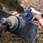 Lawn Mower Blade Sharpener | Quick Attach for Power Drills & Efficient Lawn Care