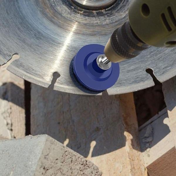 Lawn Mower Blade Sharpener | Quick Attach for Power Drills & Efficient Lawn Care