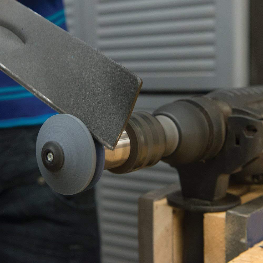 Lawn Mower Blade Sharpener | Quick Attach for Power Drills & Efficient Lawn Care