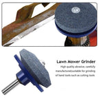 Lawn Mower Blade Sharpener | Quick Attach for Power Drills & Efficient Lawn Care
