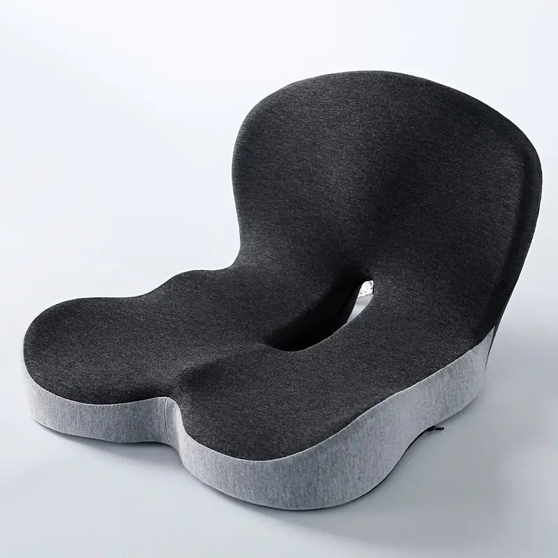 Memory Foam Backrest Cushion | Soft Support for Buttocks & Waist Relief for Home Office or Car Use