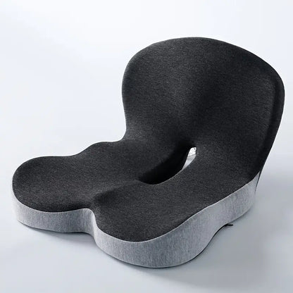 Memory Foam Backrest Cushion | Soft Support for Buttocks & Waist Relief for Home Office or Car Use