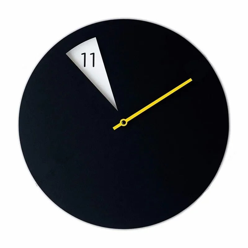 Modern Wall Clock with Minimalist Design for Home & Office Decor - Silent Quartz Movement