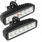 18W LED Car Work Lights | Waterproof, High Brightness & Ideal for SUVs, Trucks & Off-Road Vehicles