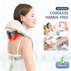 Neck and Back Massager | 3D Massage Heads, Warm Compress & Versatile for Full-Body Relaxation