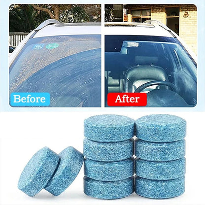 Car Windscreen Cleaner Effervescent Tablets | Concentrated, Eco-Friendly & Easy to Use for Clear Visibility