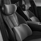 Car Memory Foam Neck & Lumbar Cushion | Ergonomic Support for Neck and Back Pain Relief During Long Drives