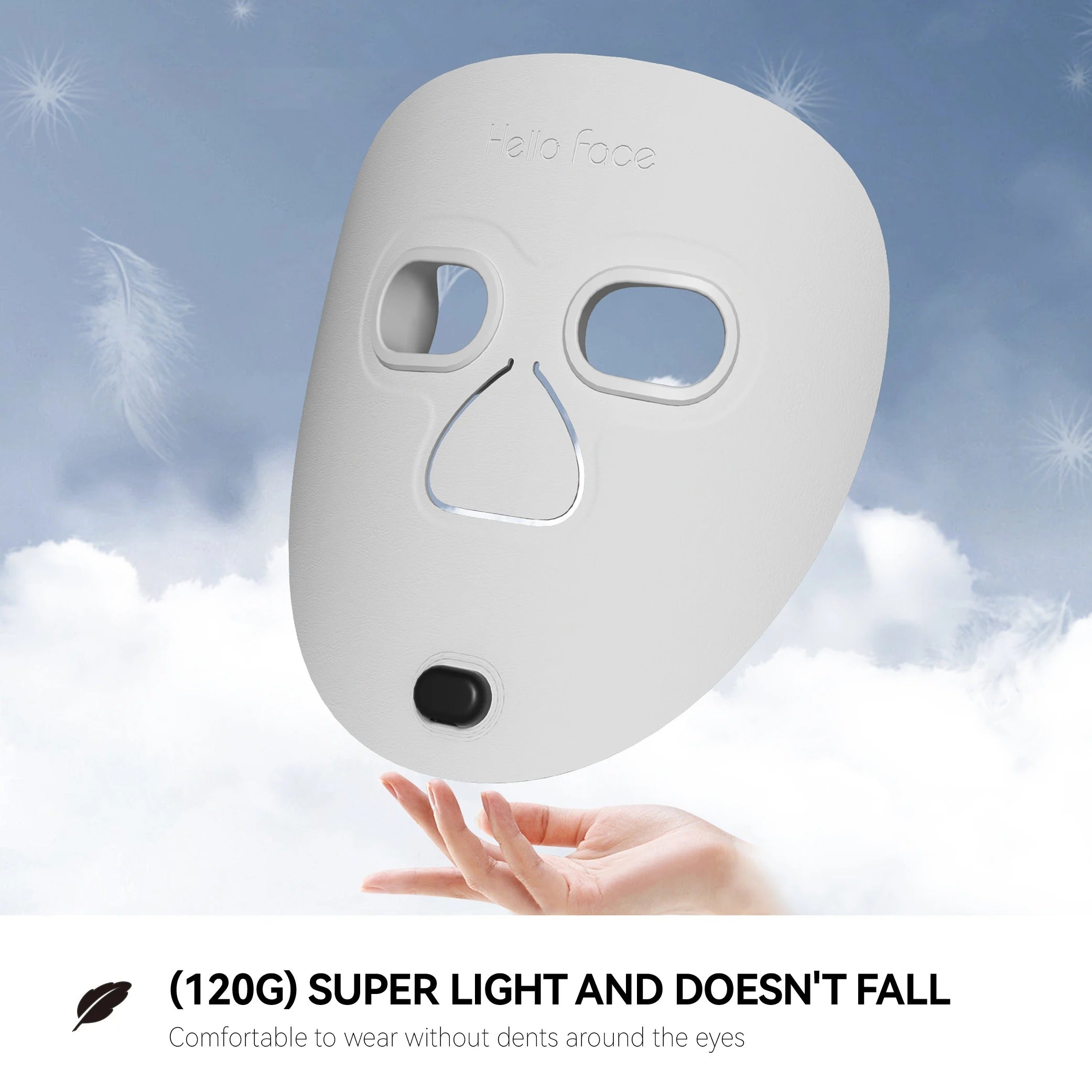 Ultra-Light LED Phototherapy Mask | Near-Infrared & Red Light for Deep Wrinkle Support & Anti-Aging Treatment