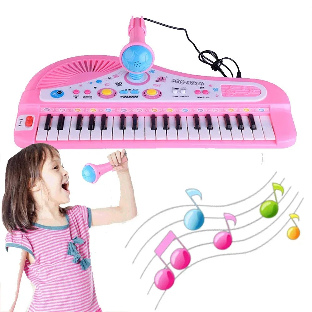 Kids Electronic Keyboard with Microphone – Fun Musical Learning Toy