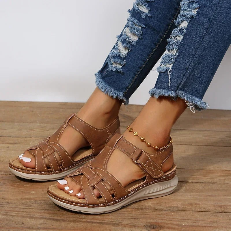 Orthopaedic Leather Sandals | Stylish, Comfortable & Ideal for Women’s Everyday Wear