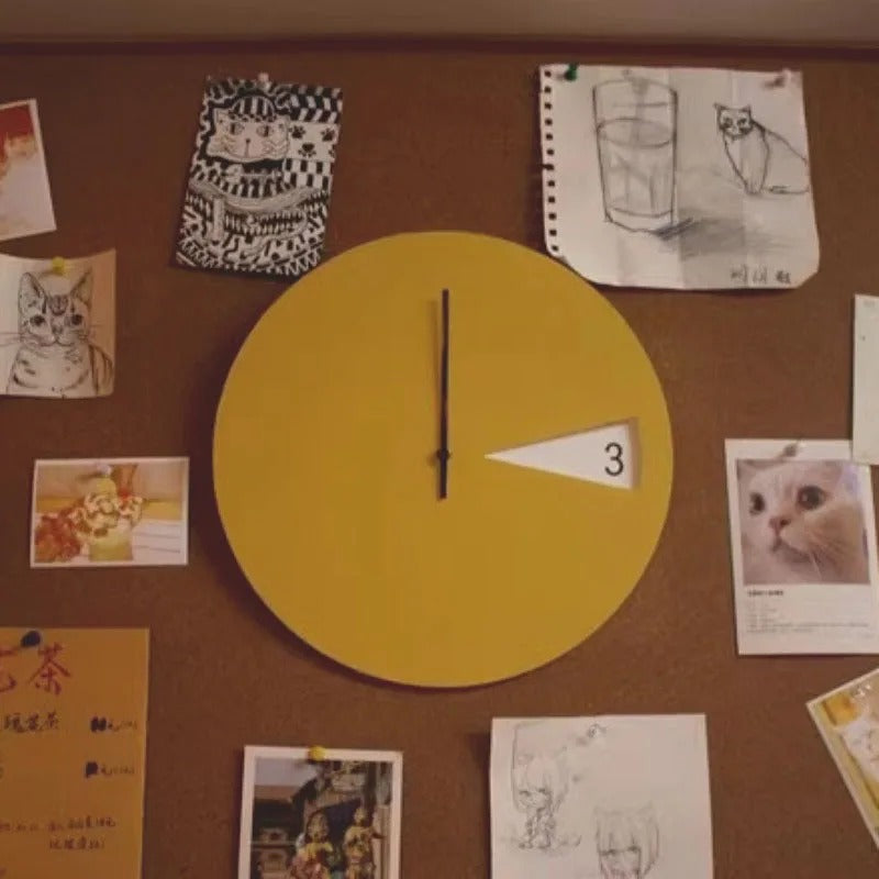 Modern Wall Clock with Minimalist Design for Home & Office Decor - Silent Quartz Movement