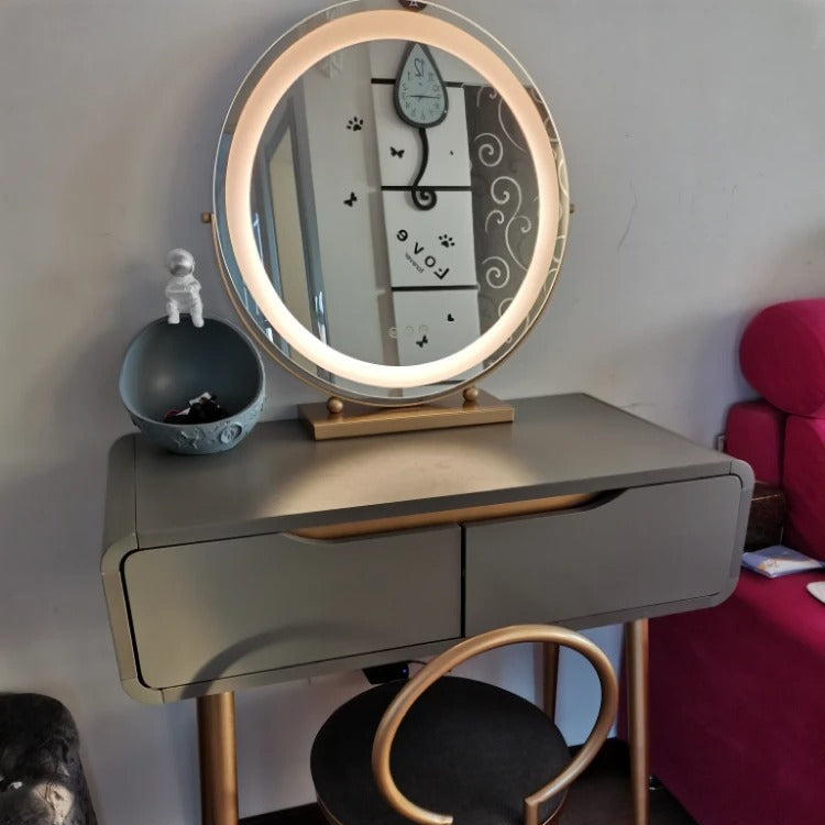 LED Makeup Mirror with Adjustable Brightness and Touch Control for Vanity and Beauty Routine