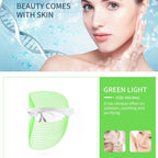 LED Light Therapy Mask | 7-Color Rechargeable Facial Treatment for Wrinkles, Acne & Skin Rejuvenation
