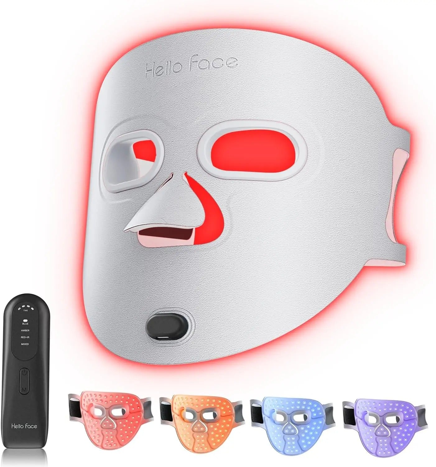 Ultra-Light LED Phototherapy Mask | Near-Infrared & Red Light for Deep Wrinkle Support & Anti-Aging Treatment