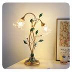 LED Table Lamp with Floral Design for Bedroom & Living Room Lighting