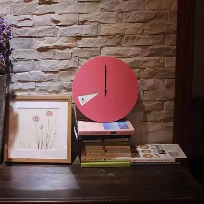 Modern Wall Clock with Minimalist Design for Home & Office Decor - Silent Quartz Movement