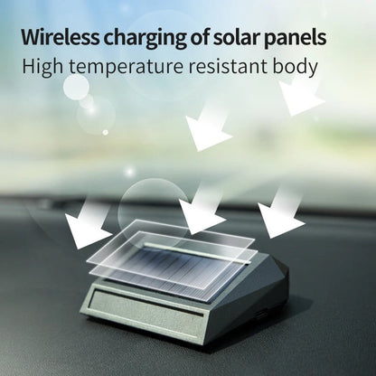 Solar Car Air Purifier | Ozone & Negative Ion Technology with Built-in Parking Number Plate for Clean Air & Convenience