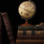 Malak World Globe - 12-Inch Educational Desktop Globe for Home & Office Decor