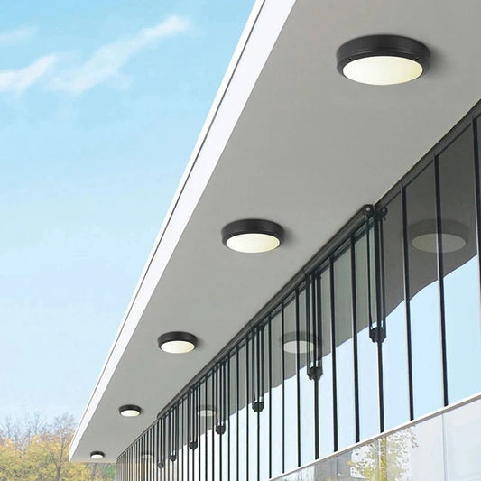 LED Outdoor Ceiling Light Fixture - Waterproof Design for Patios, Porches & Entryways