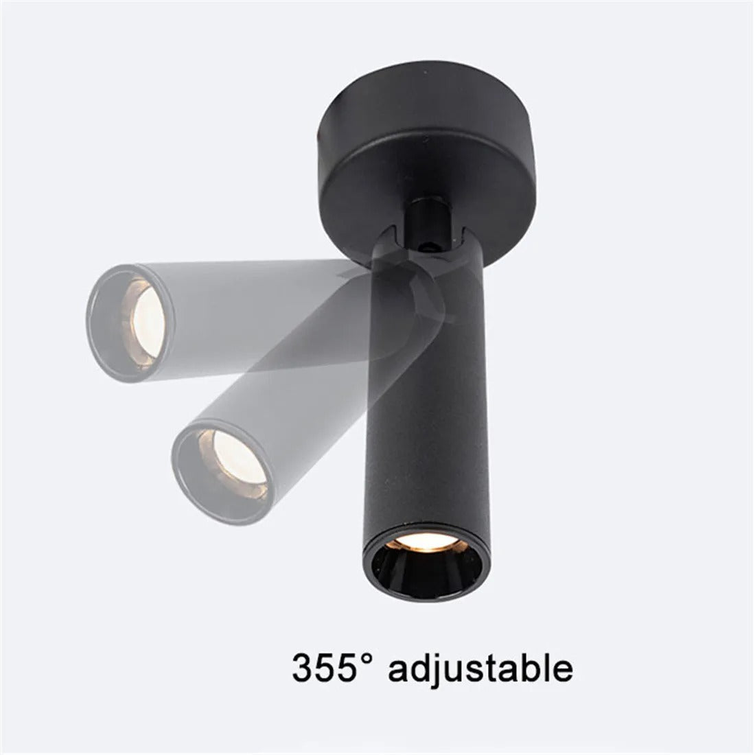 LED Spotlight Fixture - Adjustable Directional Light for Home, Office, and Retail Use