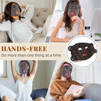 Infrared LED Facial Mask | Flexible Silicone Design with 8 Color Modes for Skin Rejuvenation & Anti-Aging Treatment at Home