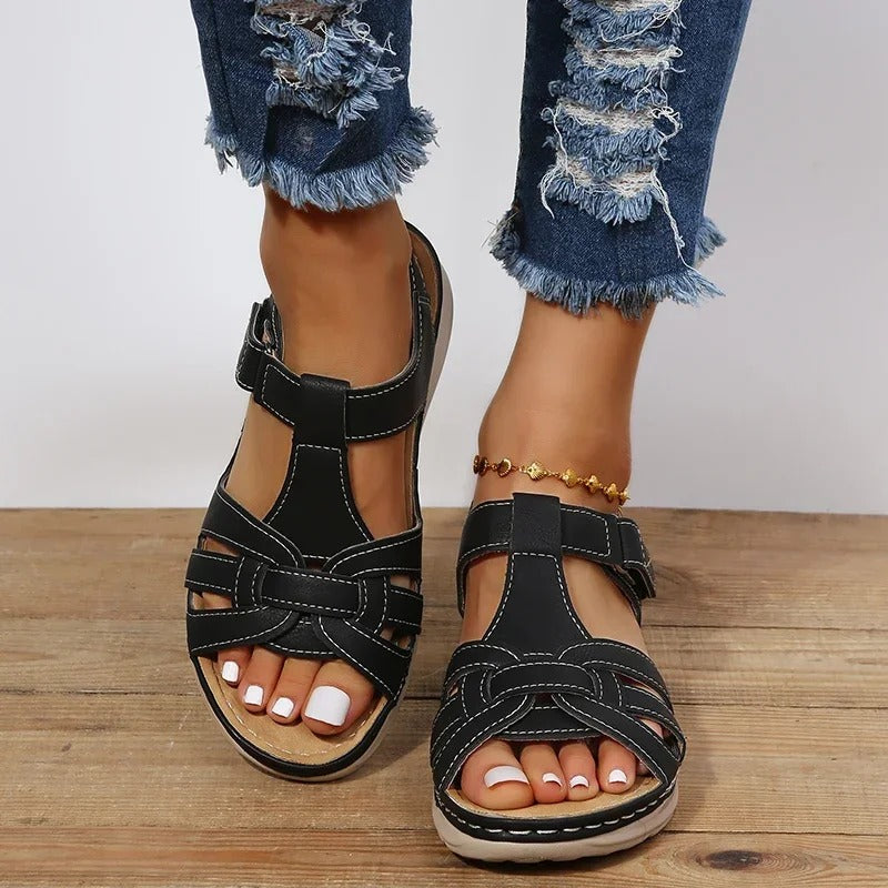 Orthopaedic Leather Sandals | Stylish, Comfortable & Ideal for Women’s Everyday Wear