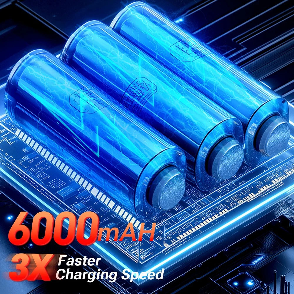 Mini Car Vacuum Cleaner | 98500Pa Powerful Suction, Wireless & Portable for Deep Cleaning Upholstery and Hard-to-Reach Areas