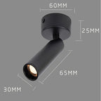 LED Spotlight Fixture - Adjustable Directional Light for Home, Office, and Retail Use