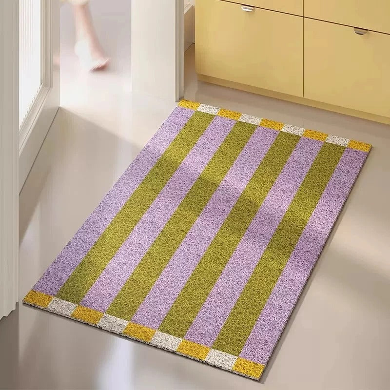 Stripe Doormat - Durable Indoor/Outdoor Entry Mat for Home, Office, and Porch - Non-Slip, Easy to Clean, Weather Resistant